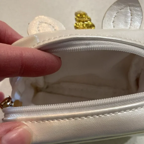 Betsey Johnson Unicorn Small Zippered Pouch - Picture 6 of 8